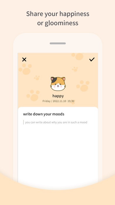 MeDiary - moods calendar Screenshot