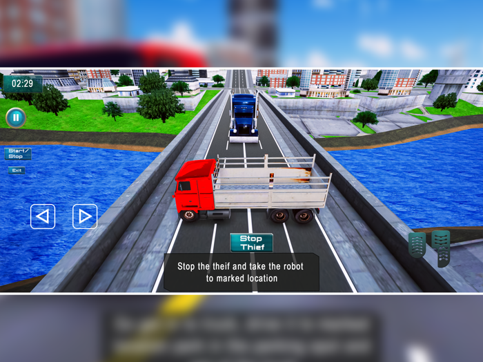 Mega Robot Truck Transport Sim