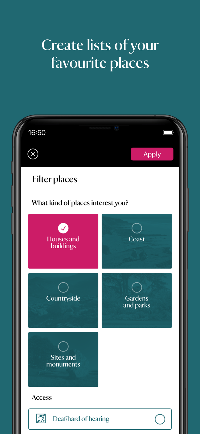 National Trust - Days Out App