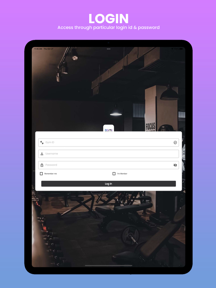 GGMS - Gym Management App