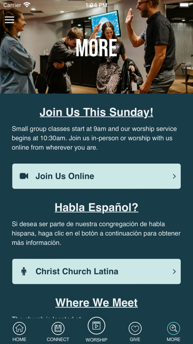Christ Church Nashville Screenshot