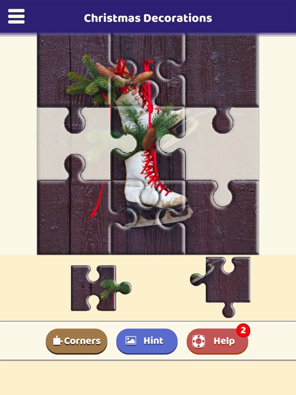 Christmas Decorations Puzzleのおすすめ画像1