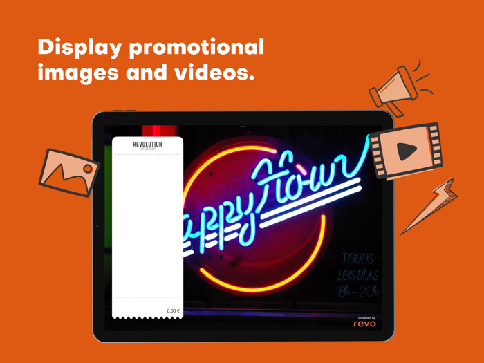 Revo DISPLAY Customer screen