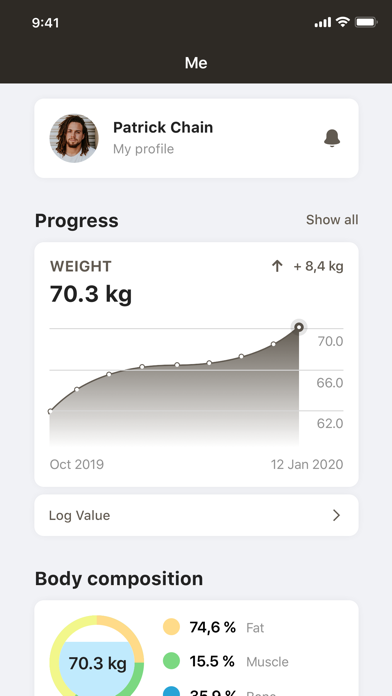 De Supergym fitness app Screenshot