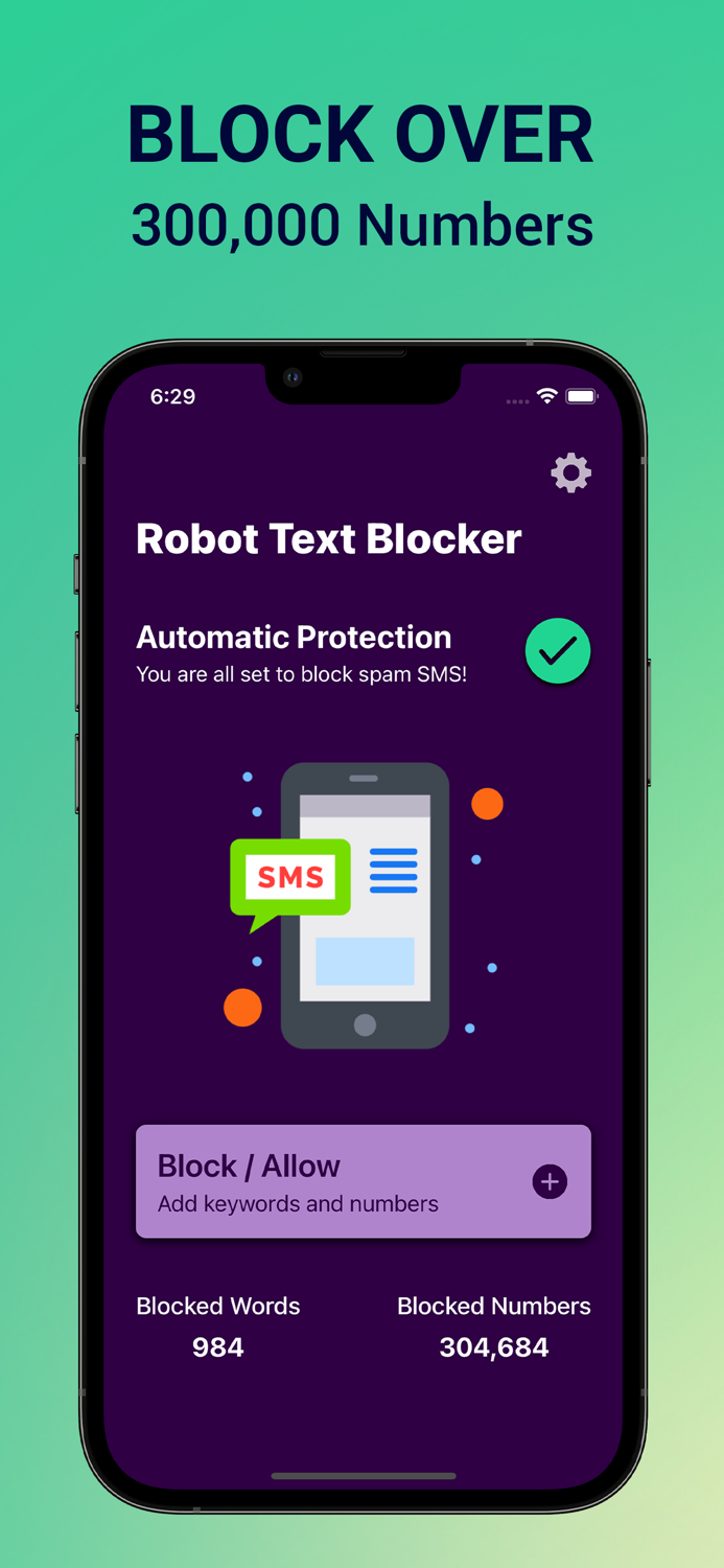 Robot Spam Text Blocker