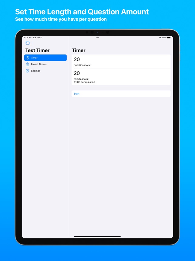 Test Timer - Monitor Your Time on App Store