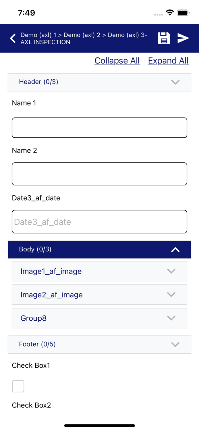 Komatsu Machine Touch App
