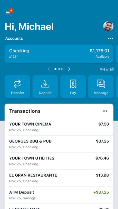 First Neighborhood Bank Screenshot
