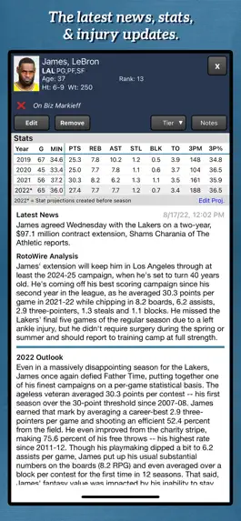 Game screenshot Fantasy Basketball Draft '22 hack