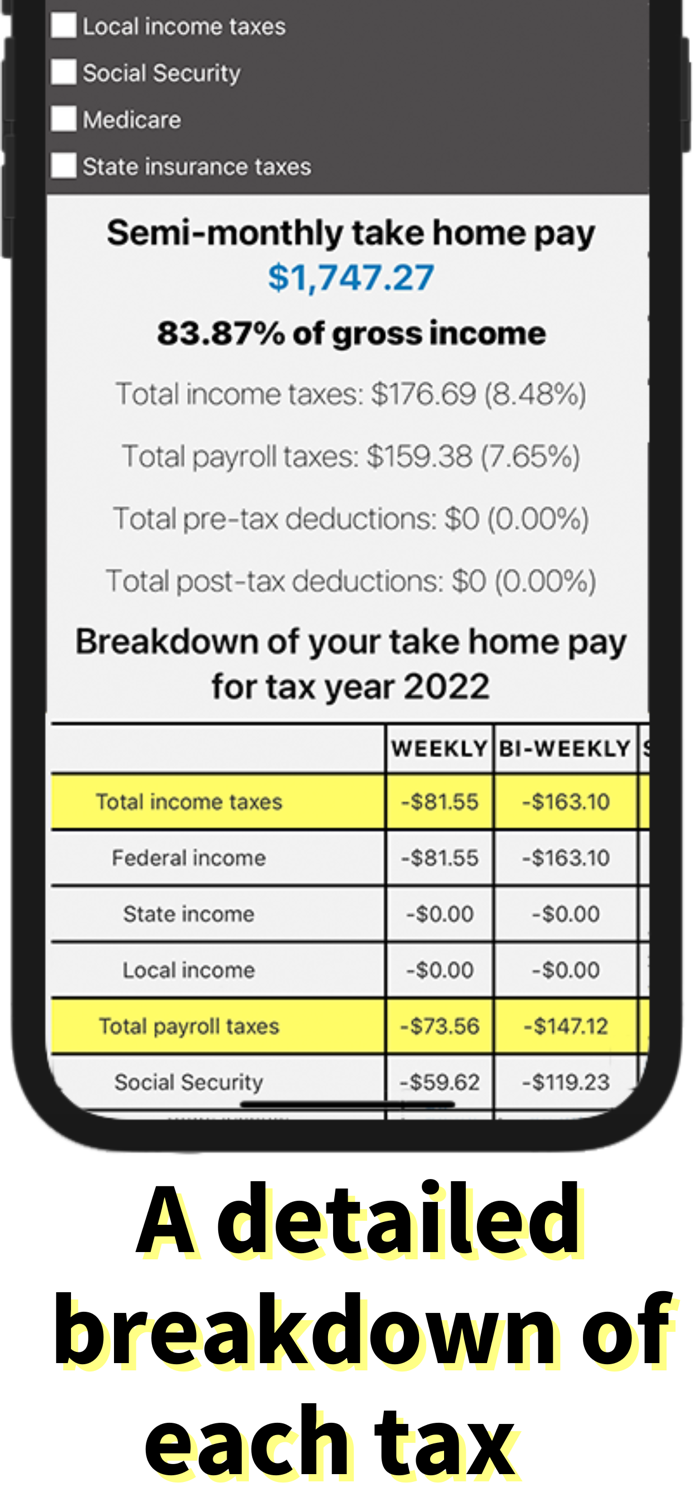 USA Paycheck Calculator