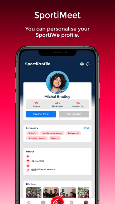 Sportiwe - Sports Community Screenshot