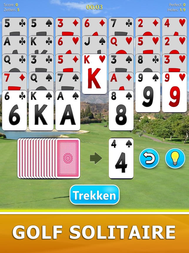 Golf Solitaire Kaartspel in de App Store