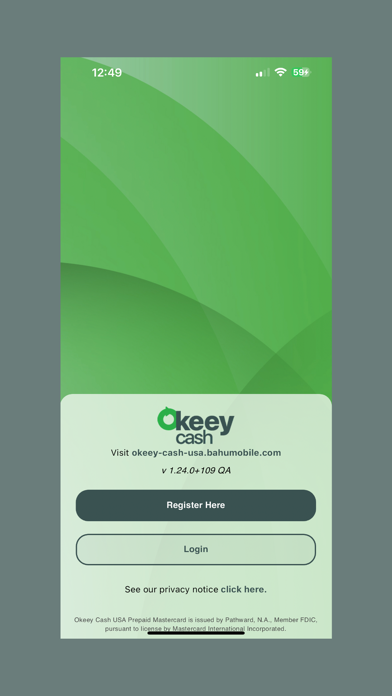 Okeey Cash USA Screenshot
