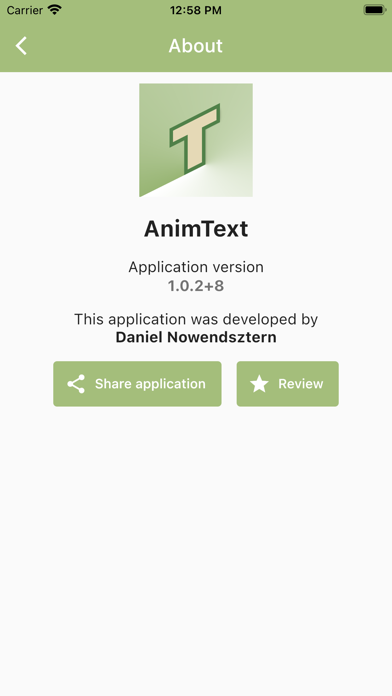 Animated Texts Screenshot