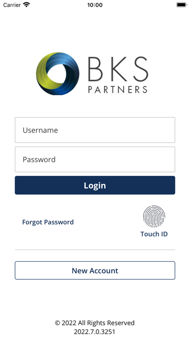 BKS-Partners Client Portal Screenshot
