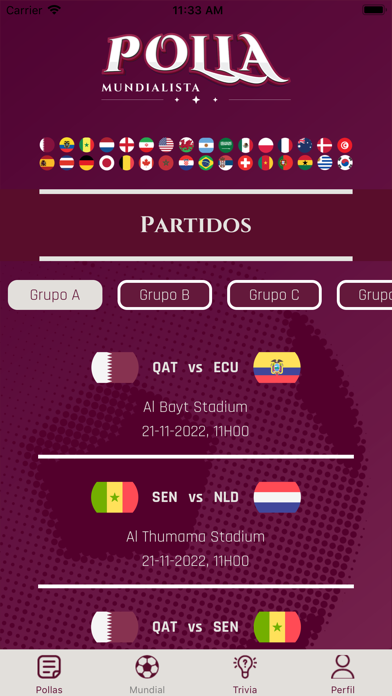 Polla mundialista IQBit Screenshot
