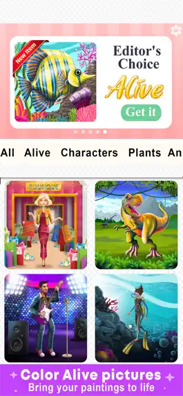 Game screenshot Alive Paint by number mod apk