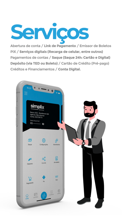 Simplix Bank Screenshot