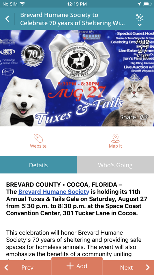 #8. Visit Cocoa Beach (iOS) 来自: Cocoa Beach Area Chamber of Commerce, Inc.