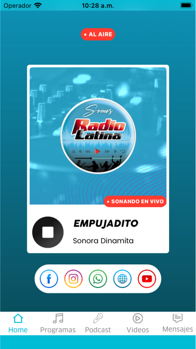 Somos Radio Latina Screenshot