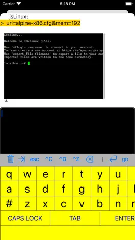 Game screenshot jsLinux22 hack
