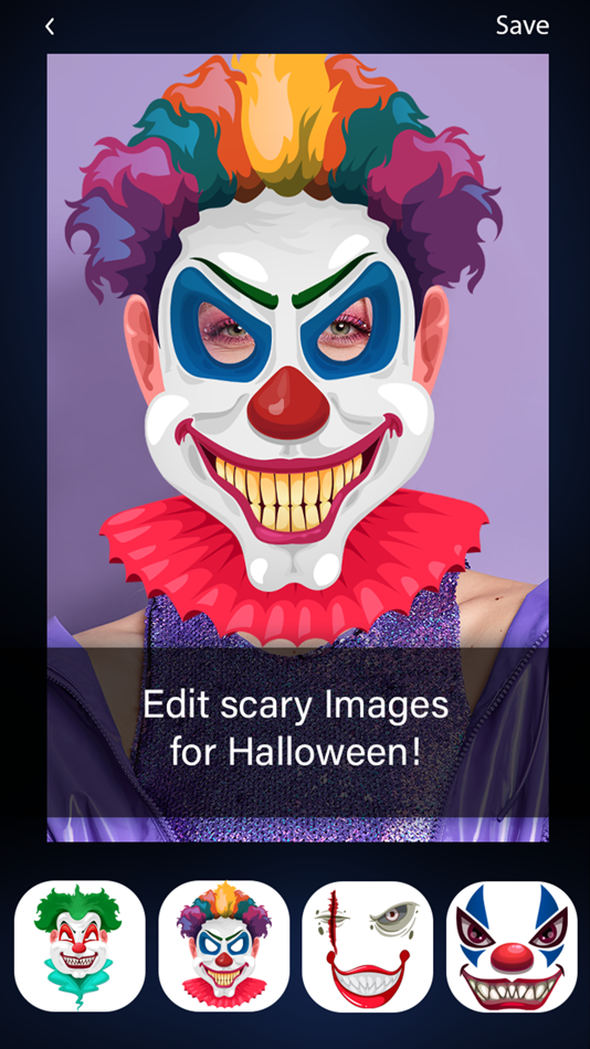 #2. Scary Clown Face Filter Effect (iOS) Tekijänä: Vanja Milanovic