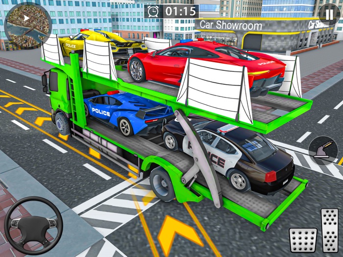 Police Transport Car Games
