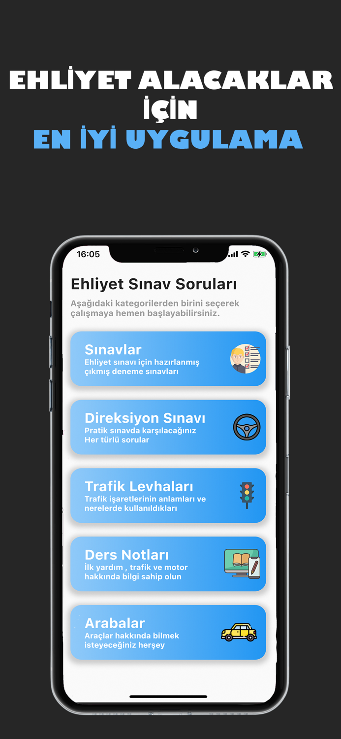 Ehliyet Sınav Soruları Çözüm