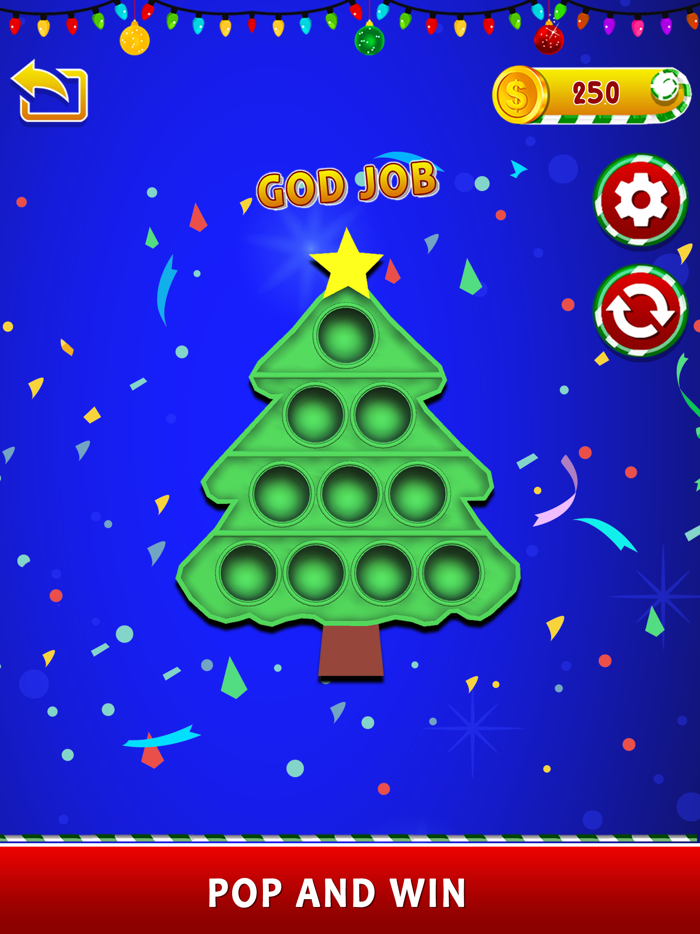 Pop It Christmas Fidget Toys