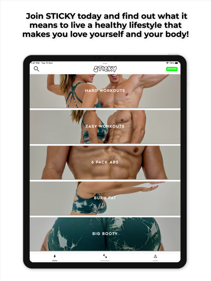Sticky - No Equipment Workouts