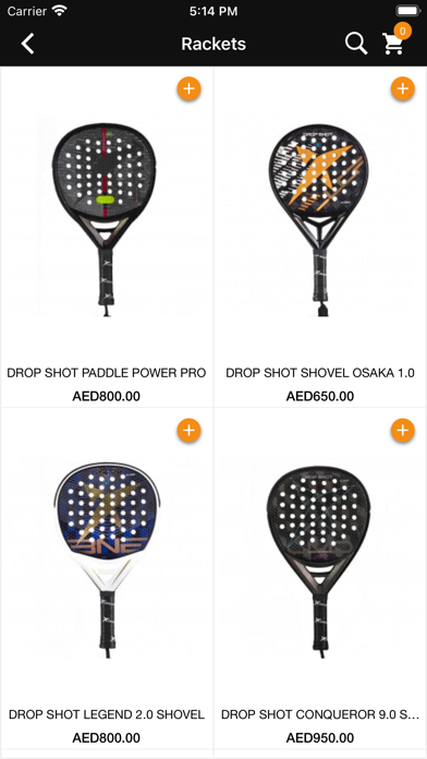 Racket Sports UAE Screenshot