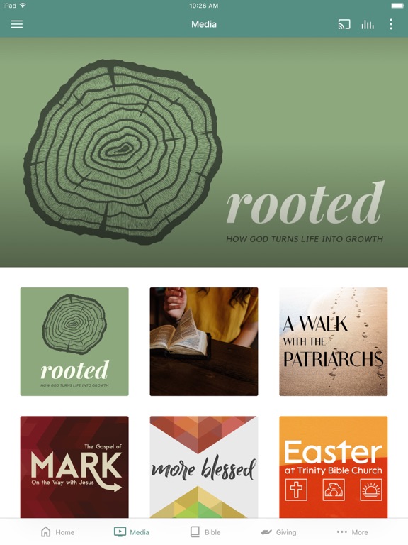 Trinity Bible Richardson iPad screenshot 2 - Education app