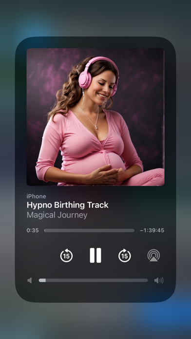 Screenshot 1 of Contraction Counter Hypnobirth App