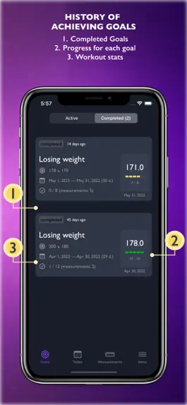 Game screenshot Fitarget: simple workout log apk