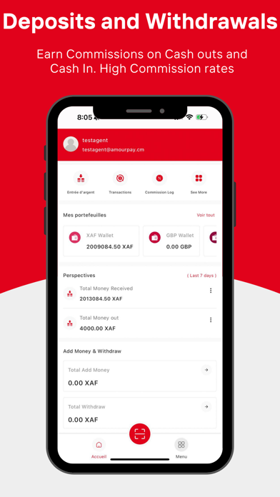 AmourPay Agent Screenshot