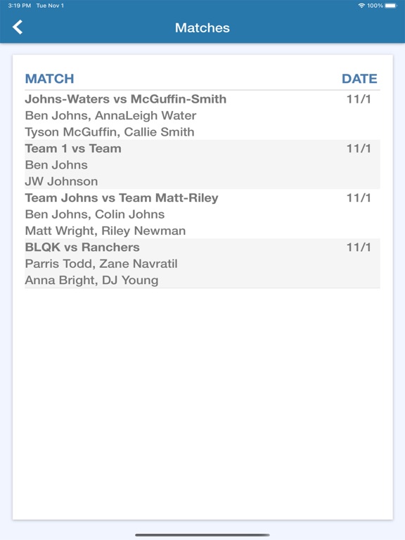 Dinking Up - Pickleball Scores iPad screenshot 9 - Utilities app