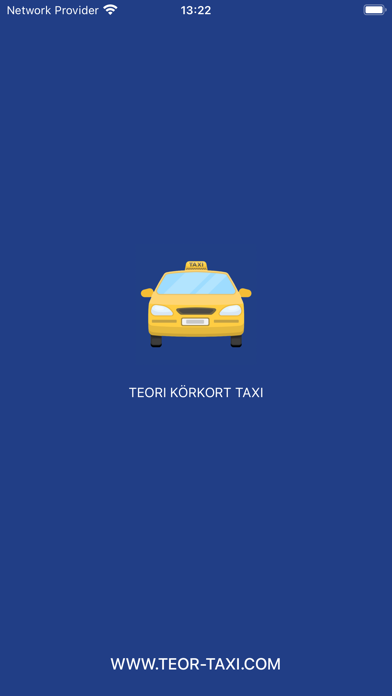 Teori Taxi Frågor Screenshot