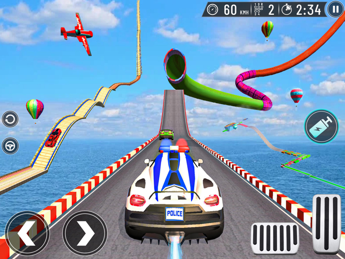 Police Car Stunt Driving Game