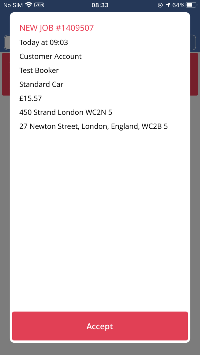 Enterprise Taxis Driver
