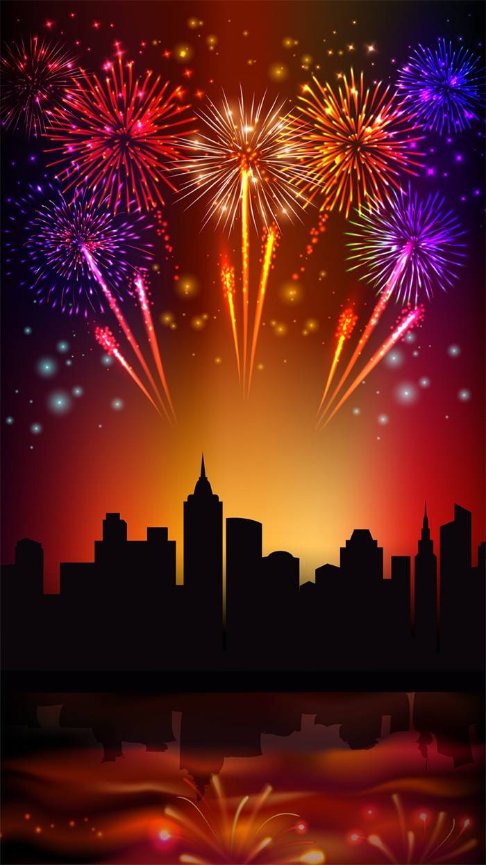 Fireworks simulator Pyro show