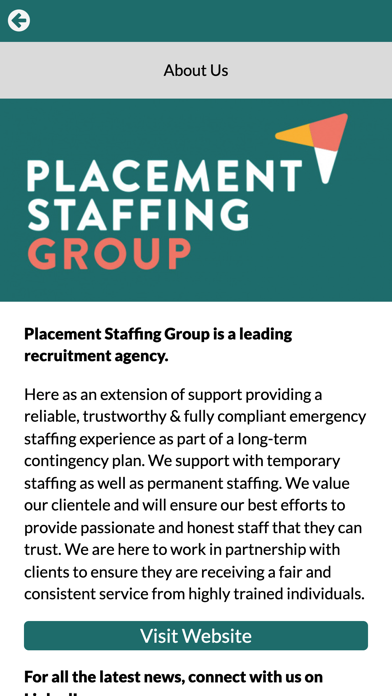 Placement Staffing Group Screenshot