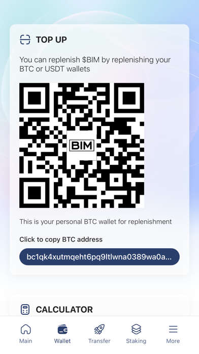 BankInMind — BIM Wallet Screenshot
