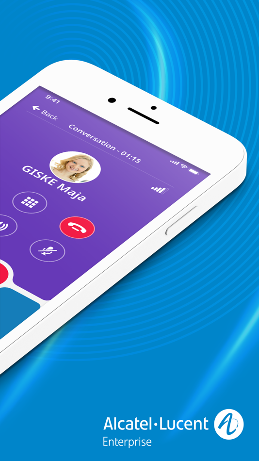 #2. ALE SoftPhone (iOS) By: ALE International