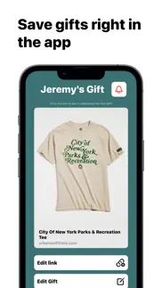 giftist - gift list planner iphone screenshot 3
