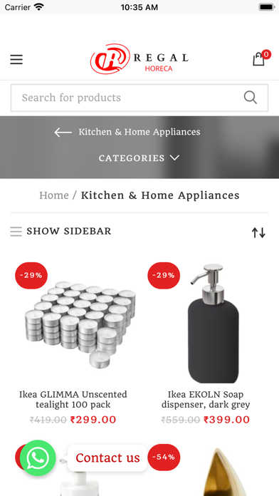Regal Horeca Screenshot