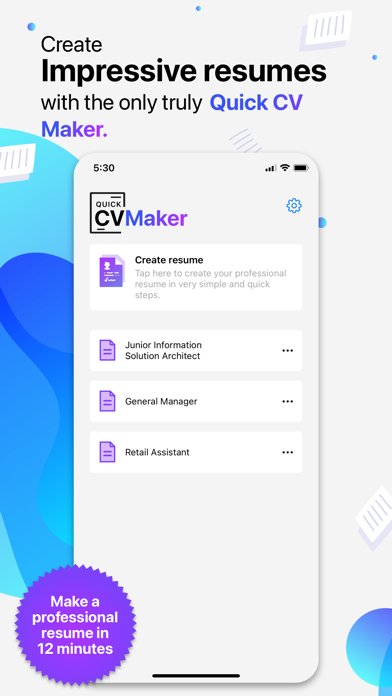 CV Builder - CV Maker Appのおすすめ画像1