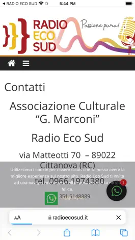 Game screenshot Radio Eco Sud apk