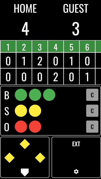 Easy Baseball Scoreboard screenshot-3