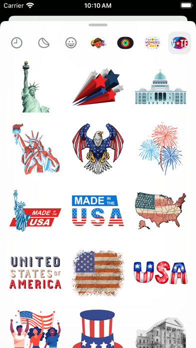 US Election 2024 Stickers Screenshot