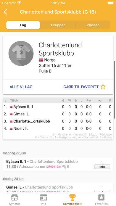 Skandia Cup i Trondheim Screenshot